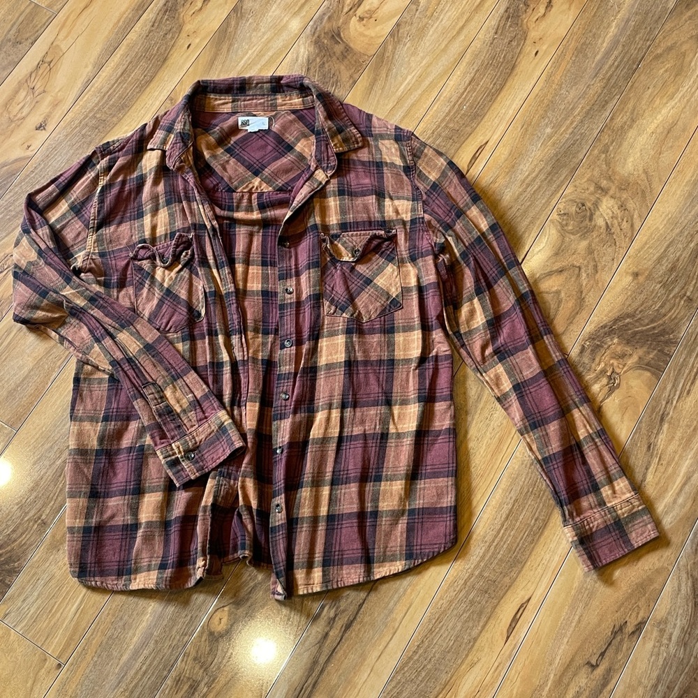RSQ extra large XL boyfriend flannel shirt from Tillys